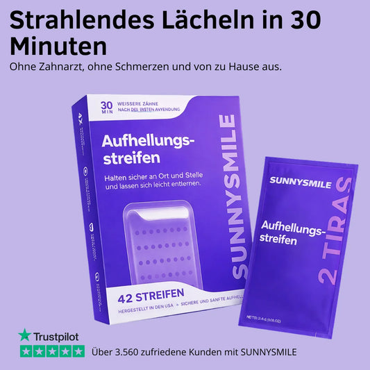 SUNNYSMILE™ – Bringe dein Lächeln in nur 30 Minuten zum Strahlen
